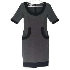 LONDON TIMES, vestido midi, mangas 3/4, de poliester, Rayon y spandex, talla 6